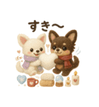 ふわふわチワワの冬スタンプ（個別スタンプ：30）
