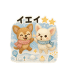 ふわふわチワワの冬スタンプ（個別スタンプ：37）
