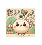 もっちり中華まんズ むにゅっと肉まん挨拶（個別スタンプ：30）