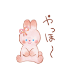 ほんわかウサギの楽しい毎日♪（個別スタンプ：8）