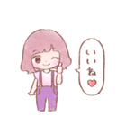 使いやすい❤️女の子のスタンプ2（個別スタンプ：2）