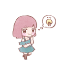 使いやすい❤️女の子のスタンプ2（個別スタンプ：17）