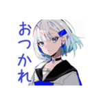 夏★パンクセーラー女子スタンプ（個別スタンプ：16）