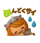 だじゃれ♡ かわいい女の子（個別スタンプ：10）