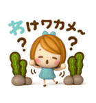 だじゃれ♡ かわいい女の子（個別スタンプ：20）