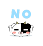 まんじゅうみたいなうし（個別スタンプ：2）