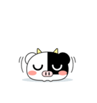 まんじゅうみたいなうし（個別スタンプ：28）