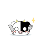 まんじゅうみたいなうし（個別スタンプ：30）