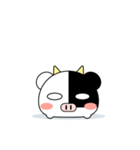 まんじゅうみたいなうし（個別スタンプ：38）