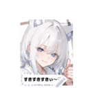 sparkle face zveB（個別スタンプ：8）