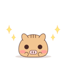まんじゅうみたいなうりぼう（個別スタンプ：15）