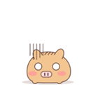 まんじゅうみたいなうりぼう（個別スタンプ：21）