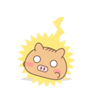 まんじゅうみたいなうりぼう（個別スタンプ：35）
