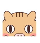 まんじゅうみたいなうりぼう（個別スタンプ：40）