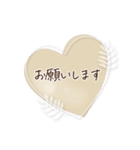 シンプル＊くすみフレーム挨拶ことば（個別スタンプ：19）