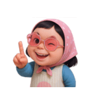 モモ 太っていてぽっちゃりした女の子 (NT)（個別スタンプ：10）