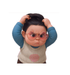モモ 太っていてぽっちゃりした女の子 (NT)（個別スタンプ：15）
