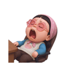 モモ 太っていてぽっちゃりした女の子 (NT)（個別スタンプ：20）
