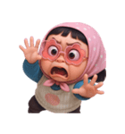 モモ 太っていてぽっちゃりした女の子 (NT)（個別スタンプ：22）