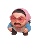 モモ 太っていてぽっちゃりした女の子 (NT)（個別スタンプ：23）