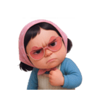 モモ 太っていてぽっちゃりした女の子 (NT)（個別スタンプ：34）
