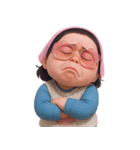 モモ 太っていてぽっちゃりした女の子 (NT)（個別スタンプ：40）