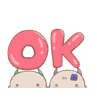 まろ×まりと日常 ぱわーあっぷ（個別スタンプ：3）