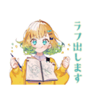 デザイナー★使いやすい女の子（個別スタンプ：10）
