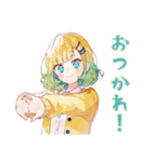 デザイナー★使いやすい女の子（個別スタンプ：12）