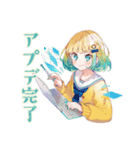デザイナー★使いやすい女の子（個別スタンプ：26）