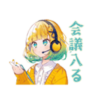 デザイナー★使いやすい女の子（個別スタンプ：35）