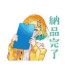 デザイナー★使いやすい女の子（個別スタンプ：40）