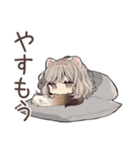 フェレットちゃんの愛する毎日♡（個別スタンプ：18）