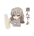 フェレットちゃんの愛する毎日♡（個別スタンプ：38）