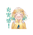 ジョギングな使いやすい女の子（個別スタンプ：13）