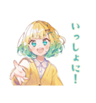 ジョギングな使いやすい女の子（個別スタンプ：15）