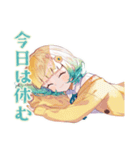 ジョギングな使いやすい女の子（個別スタンプ：30）