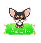 いやしの日常 チワワ (ブラックタン) 編4（個別スタンプ：36）