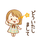 毎日使える♡かわいい女子♪（個別スタンプ：30）