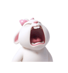 とぼけた顔のウサギ (NT)（個別スタンプ：8）