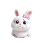 とぼけた顔のウサギ (NT)（個別スタンプ：17）