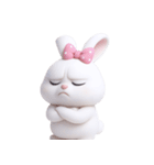 とぼけた顔のウサギ (NT)（個別スタンプ：19）