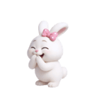 とぼけた顔のウサギ (NT)（個別スタンプ：29）