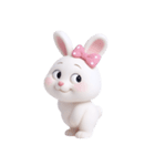 とぼけた顔のウサギ (NT)（個別スタンプ：30）