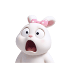 とぼけた顔のウサギ (NT)（個別スタンプ：31）