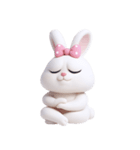 とぼけた顔のウサギ (NT)（個別スタンプ：35）