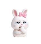 とぼけた顔のウサギ (NT)（個別スタンプ：39）