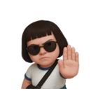 一番クールなぽっちゃりした女の子 (NT)（個別スタンプ：2）
