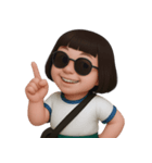 一番クールなぽっちゃりした女の子 (NT)（個別スタンプ：6）