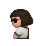 一番クールなぽっちゃりした女の子 (NT)（個別スタンプ：12）
